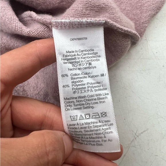 Madewell women’s pink puff sleeve shirt XXS NWT L130-29 - Picture 6 of 6